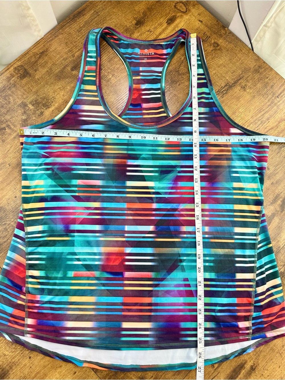 Athleta Laser Beam Chi Tank, Multi Color, XL - Picture 10 of 12